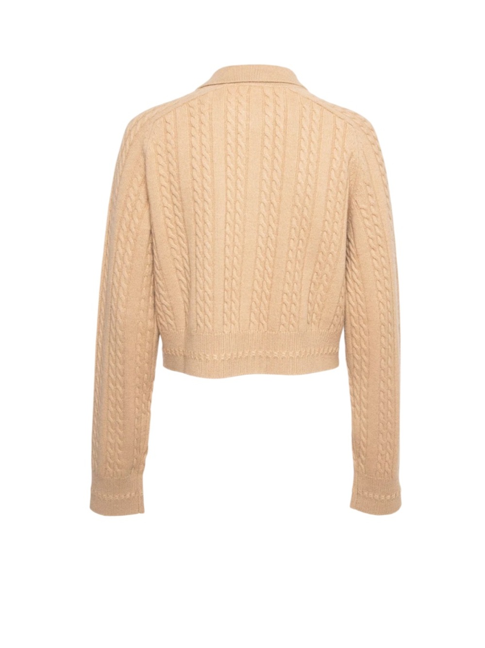 Sandro Tan  Wool Cable Knit Zipper Crop
Cardigan Size 0 NWOT - Picture 12 of 15